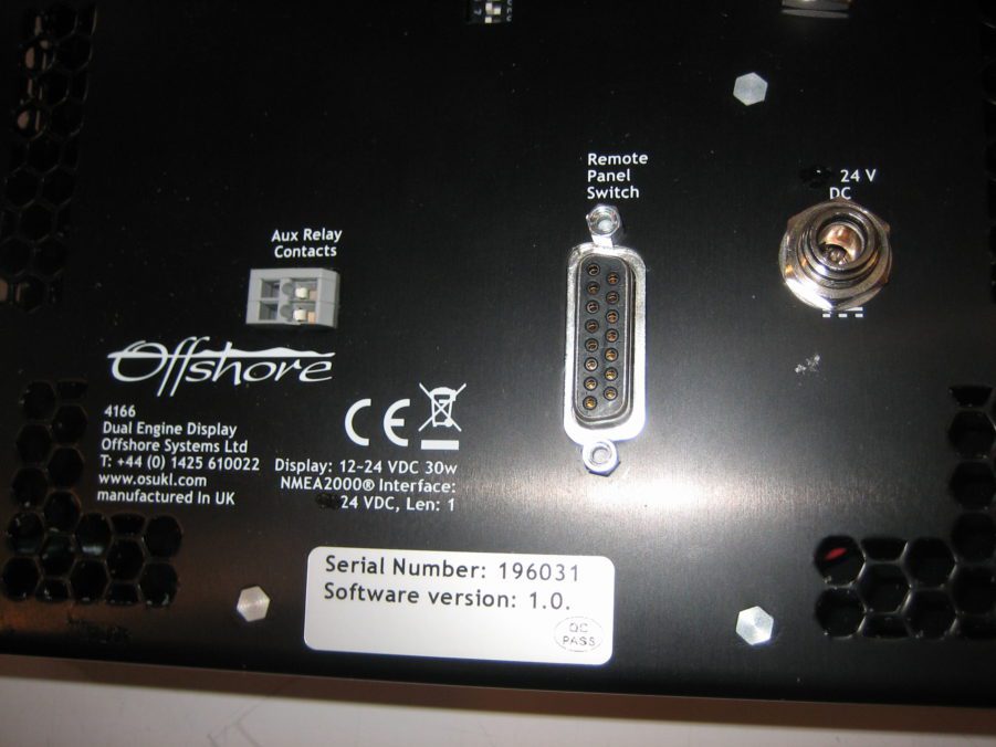 Oceanic Systems / Offshore Portrait Dual Engine Display - 4166 - *Dealer Demo* - Image 12