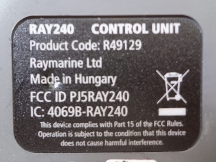 Raymarine RAY240 Two-Way Marine VHF/FM Radio Transceiver Unit R49129 Parts Lot - Image 13