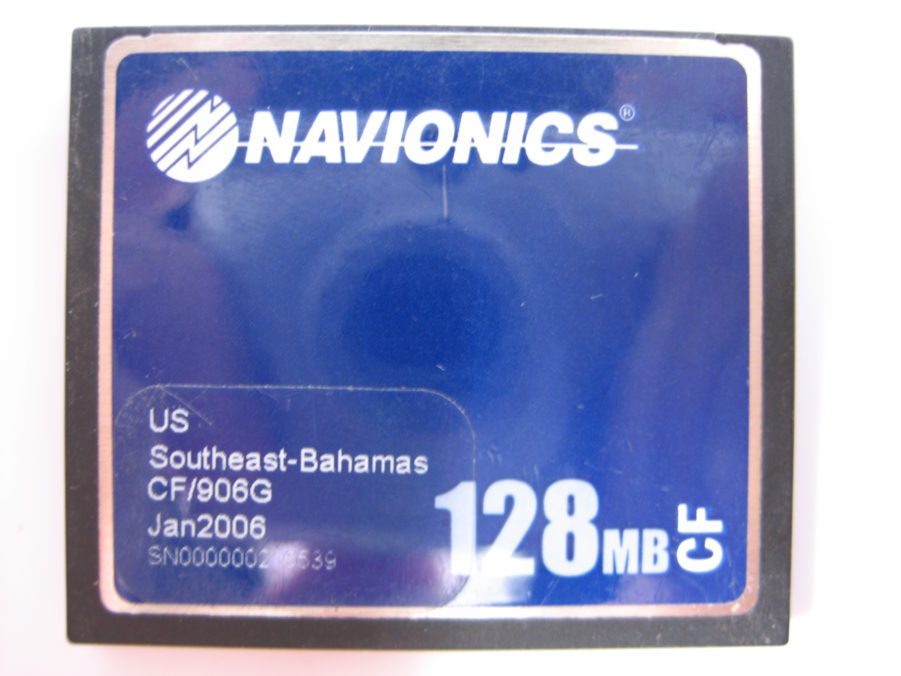 Navionics Gold Chart Card US Southeast - Bahamas CF/906G JAN 2006 128MB