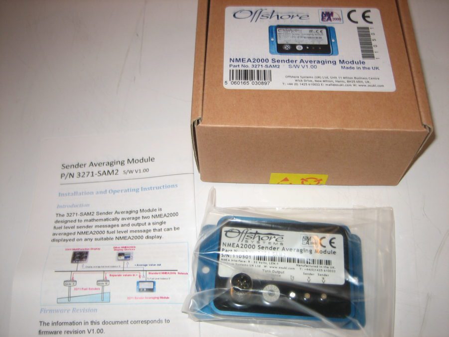 Oceanic/Offshore Systems 3271-SAM2 NMEA 2000 Fluid Sender Averaging Module *NEW*