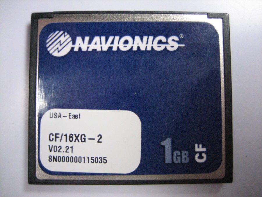 Navionics Gold CF Chart Card USA East CF/16XG2 V02.21 1GB Max