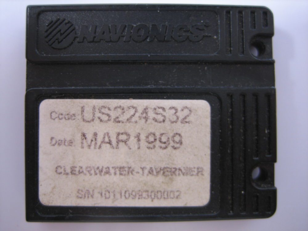 Navionics Classic NavChart Card ClearwaterTavernier US224S32 MAR 1999