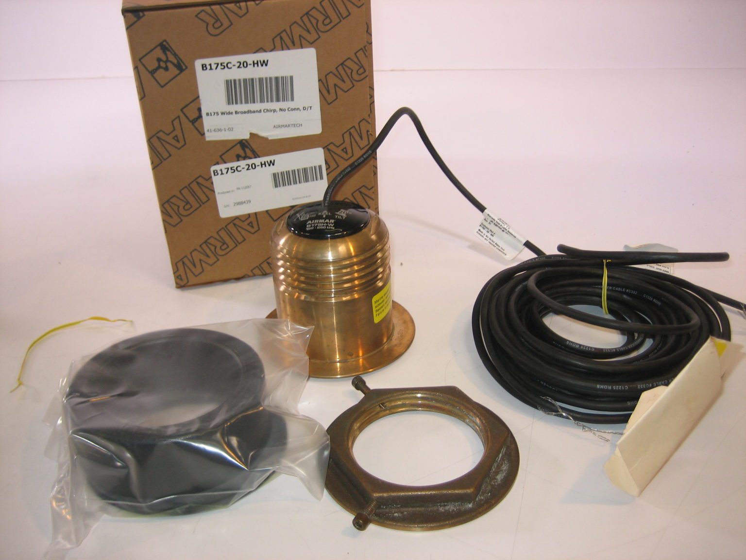Airmar B17520HW 1kw Bronze CHIRP Transducer NEW Garmin Simrad Raymarine Furuno Max Marine
