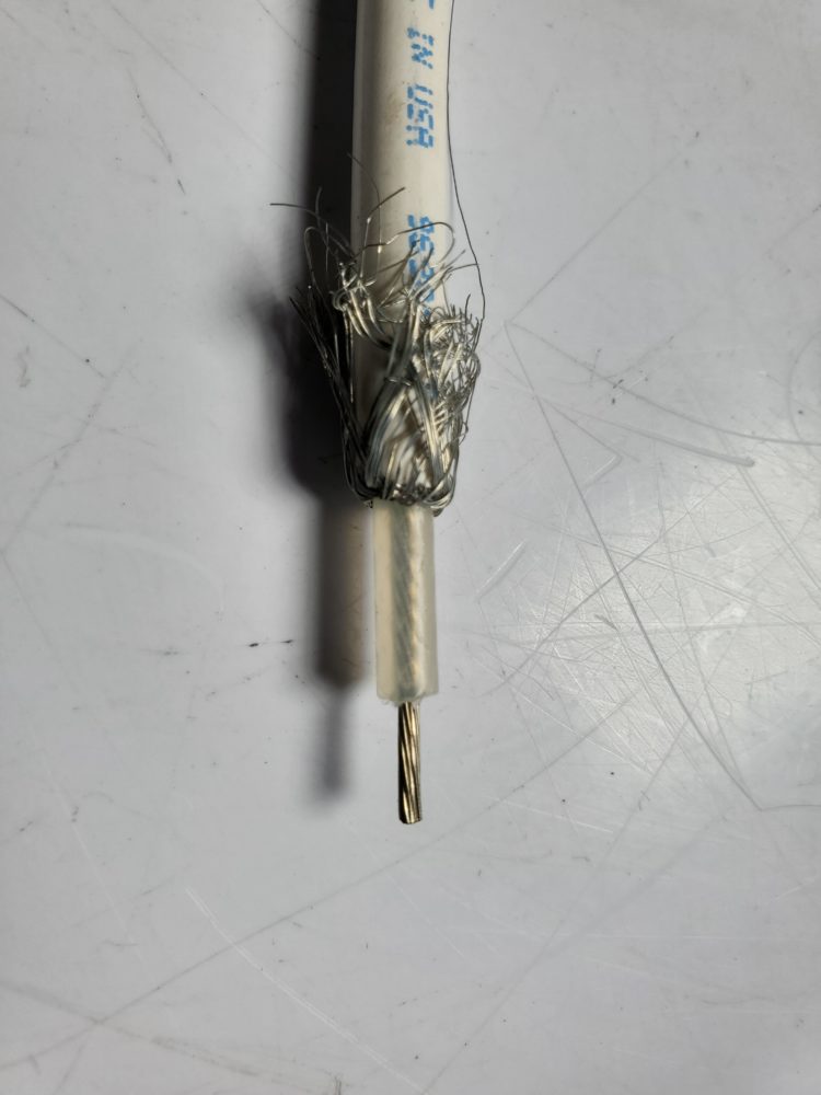 JSC 3060B RG8/U Mini 8 Coax Cable Marine16 AWG Tin Copper Shielded