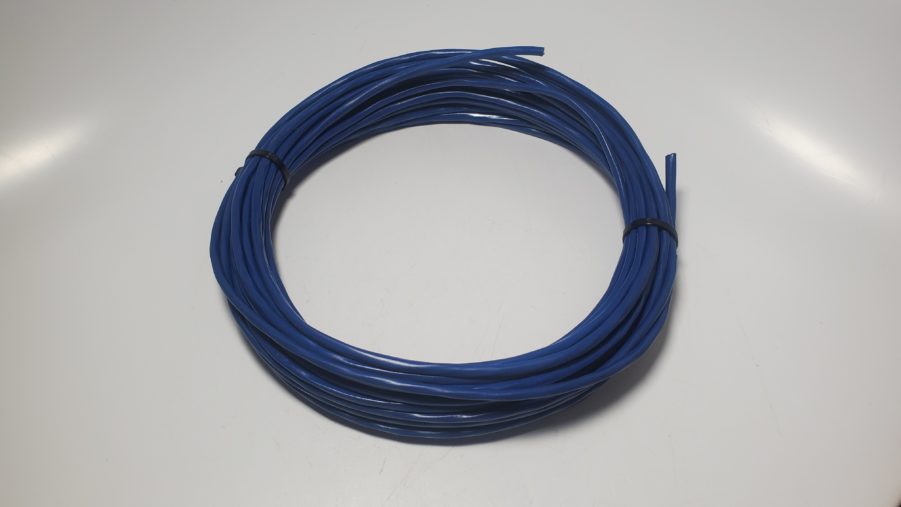 18/4 Stranded Cable 18 AWG 4 Conductor Shielded Low Voltage Wire UL Blue 57ft