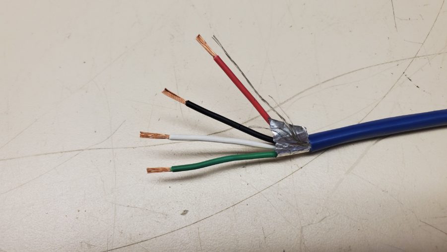 18/4 Stranded Cable 18 AWG 4 Conductor Shielded Low Voltage Wire UL Blue 57ft - Image 8