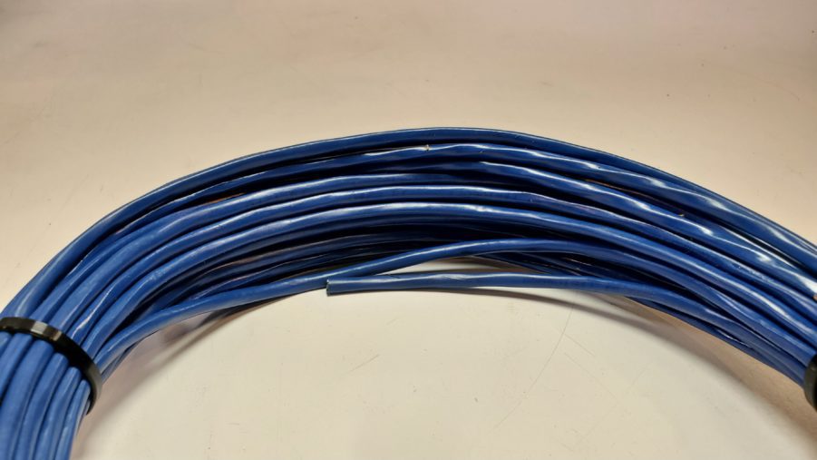 18/4 Stranded Cable 18 AWG 4 Conductor Shielded Low Voltage Wire UL Blue 57ft - Image 5