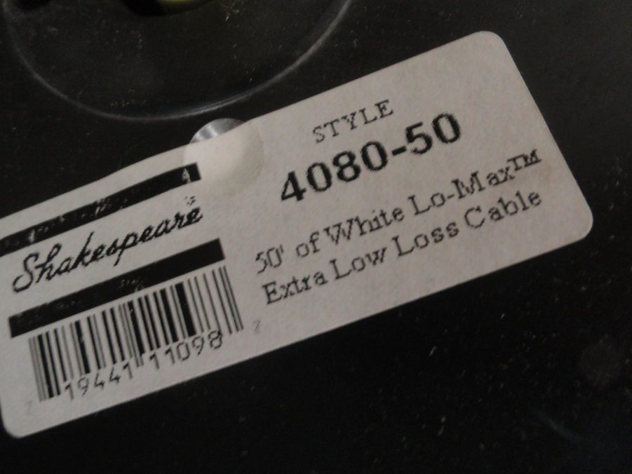 Shakespeare 4080 RG-8X LowMax 50 ohm White Ultra Low Loss Coax Cable - 49ft. - Image 5
