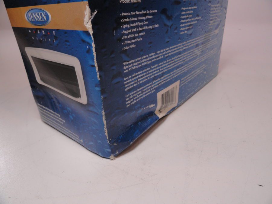 Jensen MRH211W Marine Single DIN Stereo Housing Cover - White - Water Resistant - Image 15