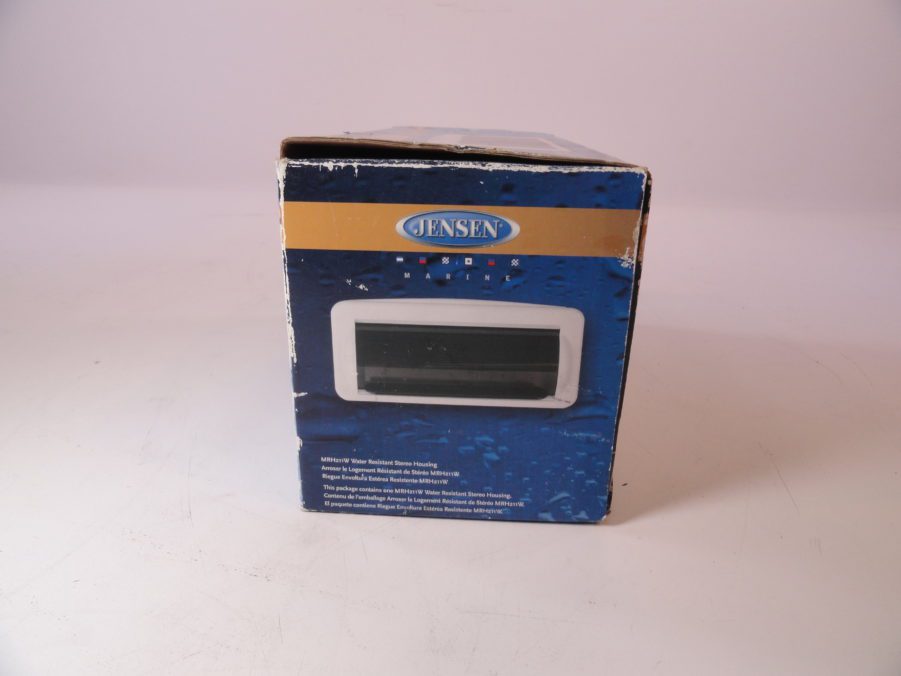 Jensen MRH211W Marine Single DIN Stereo Housing Cover - White - Water Resistant - Image 11
