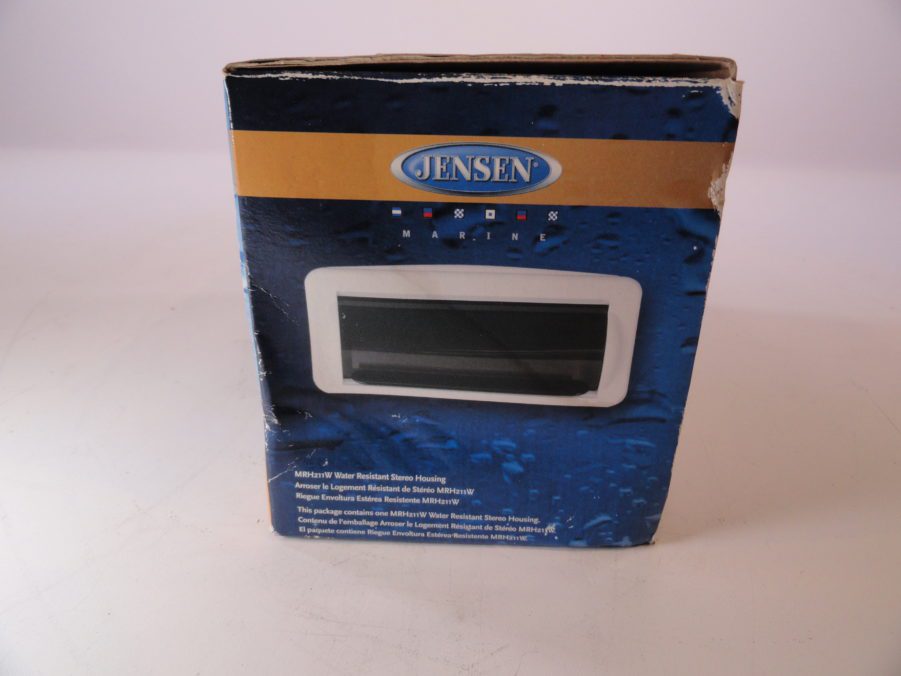 Jensen MRH211W Marine Single DIN Stereo Housing Cover - White - Water Resistant - Image 9