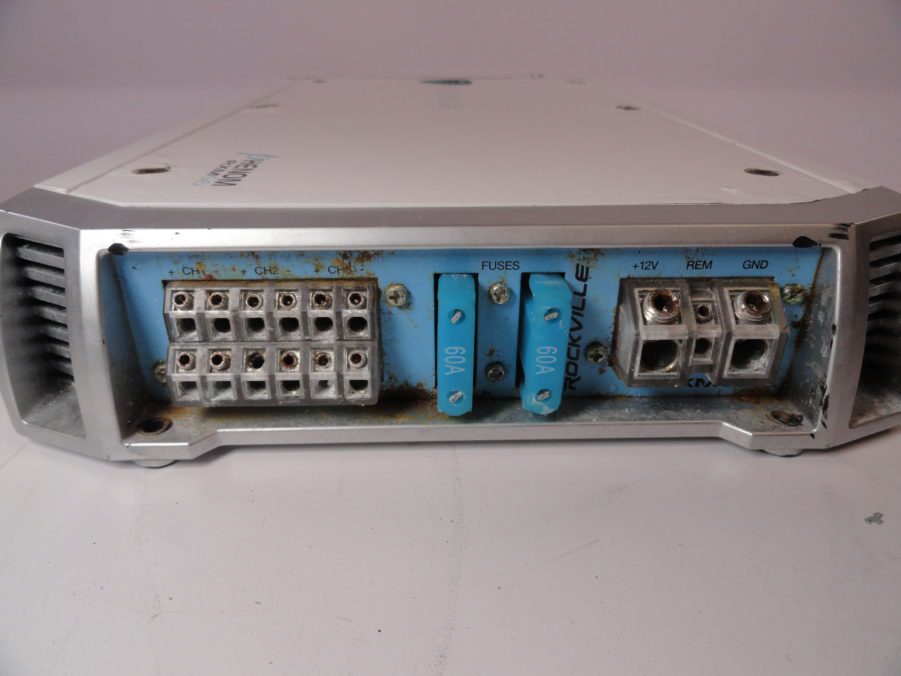 Rockville Phenom RXM-S6 2600W 6 Channel Marine Amplifier - For Parts or Repair - Image 3