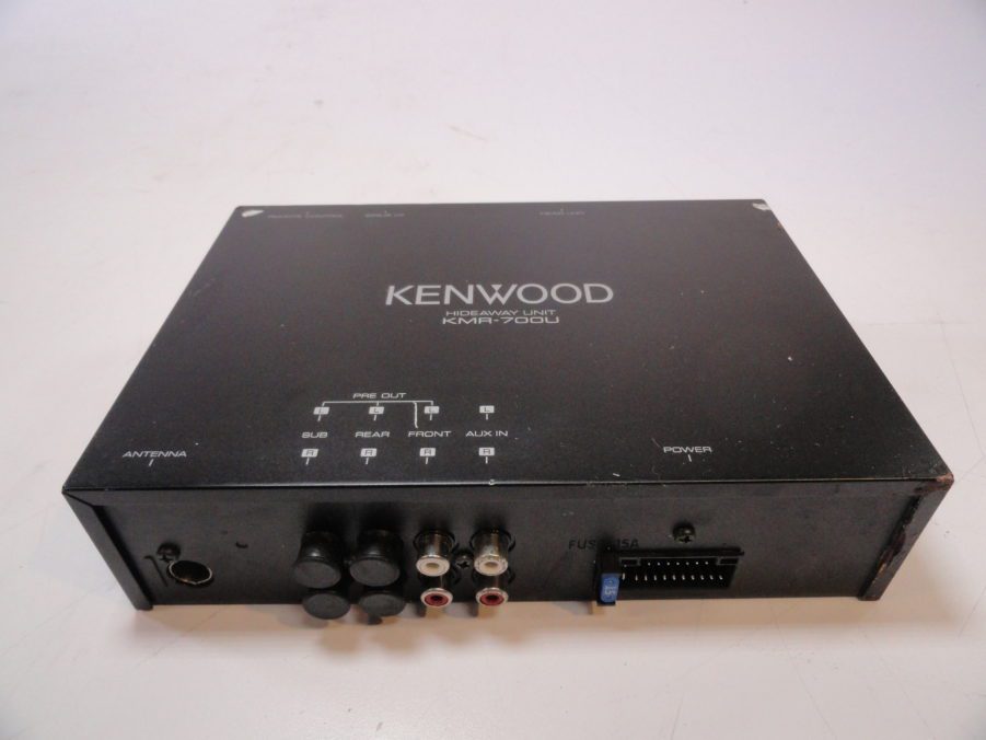 Kenwood KMR-700U Marine AM/FM/XM Radio Media Receiver w Hideaway Unit and Remote - Image 8