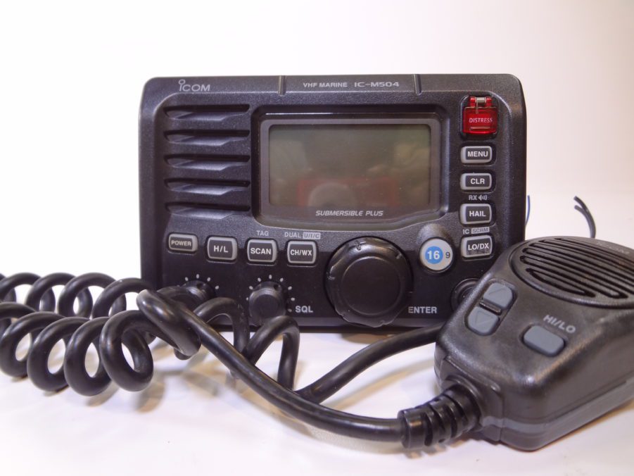 ICM504 Fixed Mount VHF/FM Marine Radio Transceiver Unit W/ HM
