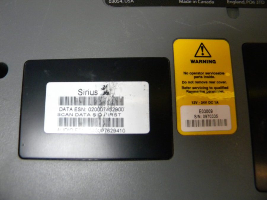 Raymarine SR100 Sirius Satellite Weather Receiver - E03009 Tested Cond. - Image 11