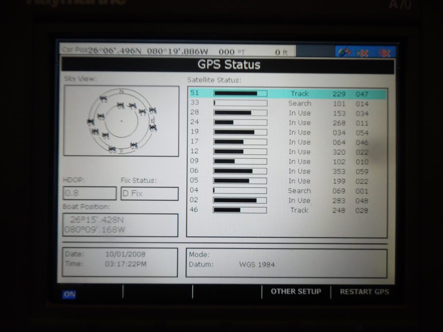 Raymarine A70 Chartplotter/GPS Display W/ Suncover - Good Condition - Image 4