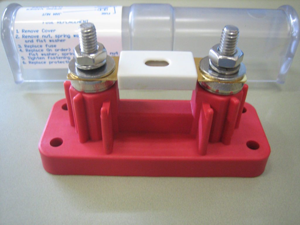 VTE PNANB753N7N02 Marine Grade ANL HiAmp Fuse Holder Red Max Marine