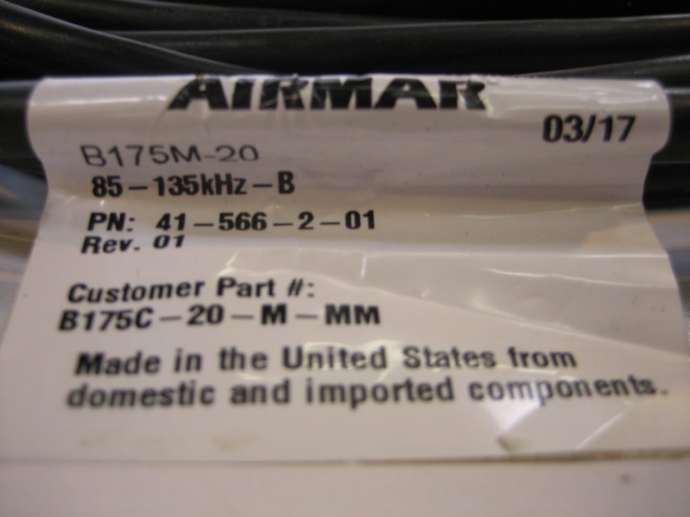 Airmar B175M20 Bronze CHIRP Transducer TESTED Simrad Raymarine
