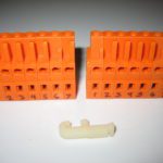 Furuno DFF3 *SET OF 2 WAGO TRANSDUCER XDR Connectors w/ Depinning Tool* Orange - Image 2