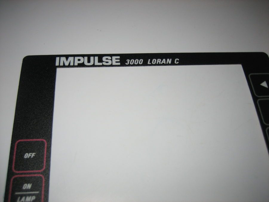 Impulse *NEW* 3000 Loran C Front Vinyl Keyboard Keypad Overlay Button - Image 6