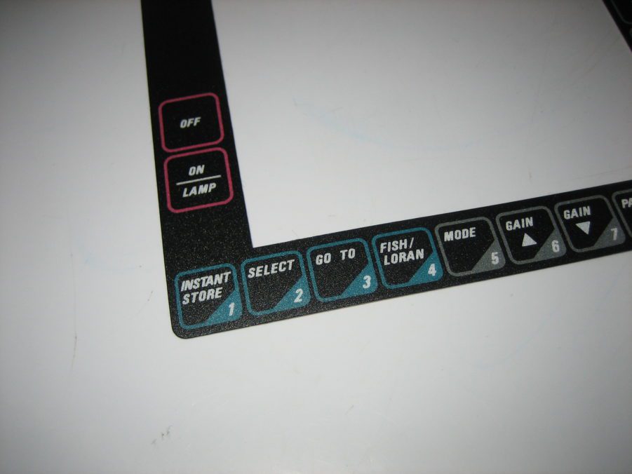 Impulse *NEW* 2830 Loran Fish Finder Front Vinyl Keyboard Keypad Overlay Button - Image 5