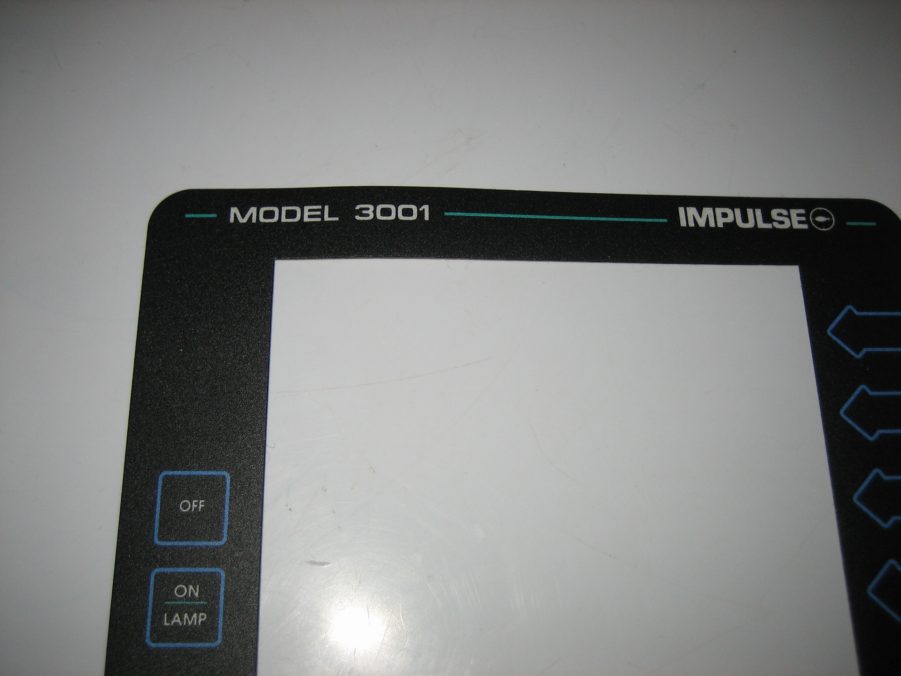 Impulse *NEW* 3001 Loran Front Vinyl Keyboard Keypad Overlay Buttons - Image 5