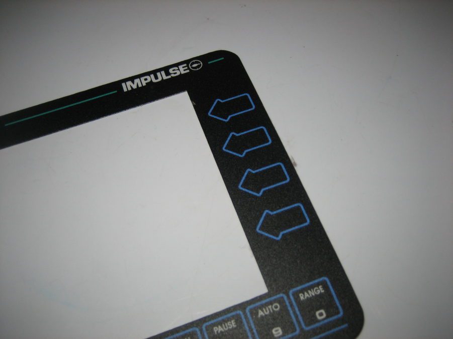 Impulse *NEW* 2831 Loran/Depthfinder Front Vinyl Keyboard Keypad Overlay Buttons - Image 6