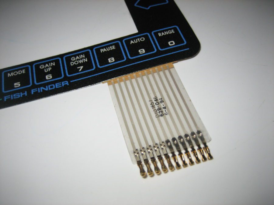 Impulse *NEW* 2831 Loran/Depthfinder Front Vinyl Keyboard Keypad Overlay Buttons - Image 3