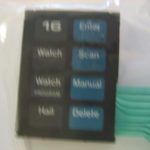 Regency Polaris Hailer VHF Front Vinyl Keyboard Keypad Overlay Fascia Buttons - Image 4