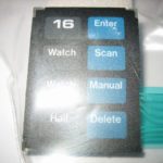 Regency Polaris Hailer VHF Front Vinyl Keyboard Keypad Overlay Fascia Buttons - Image 3