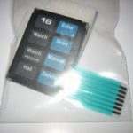 Regency Polaris Hailer VHF Front Vinyl Keyboard Keypad Overlay Fascia Buttons - Image 2