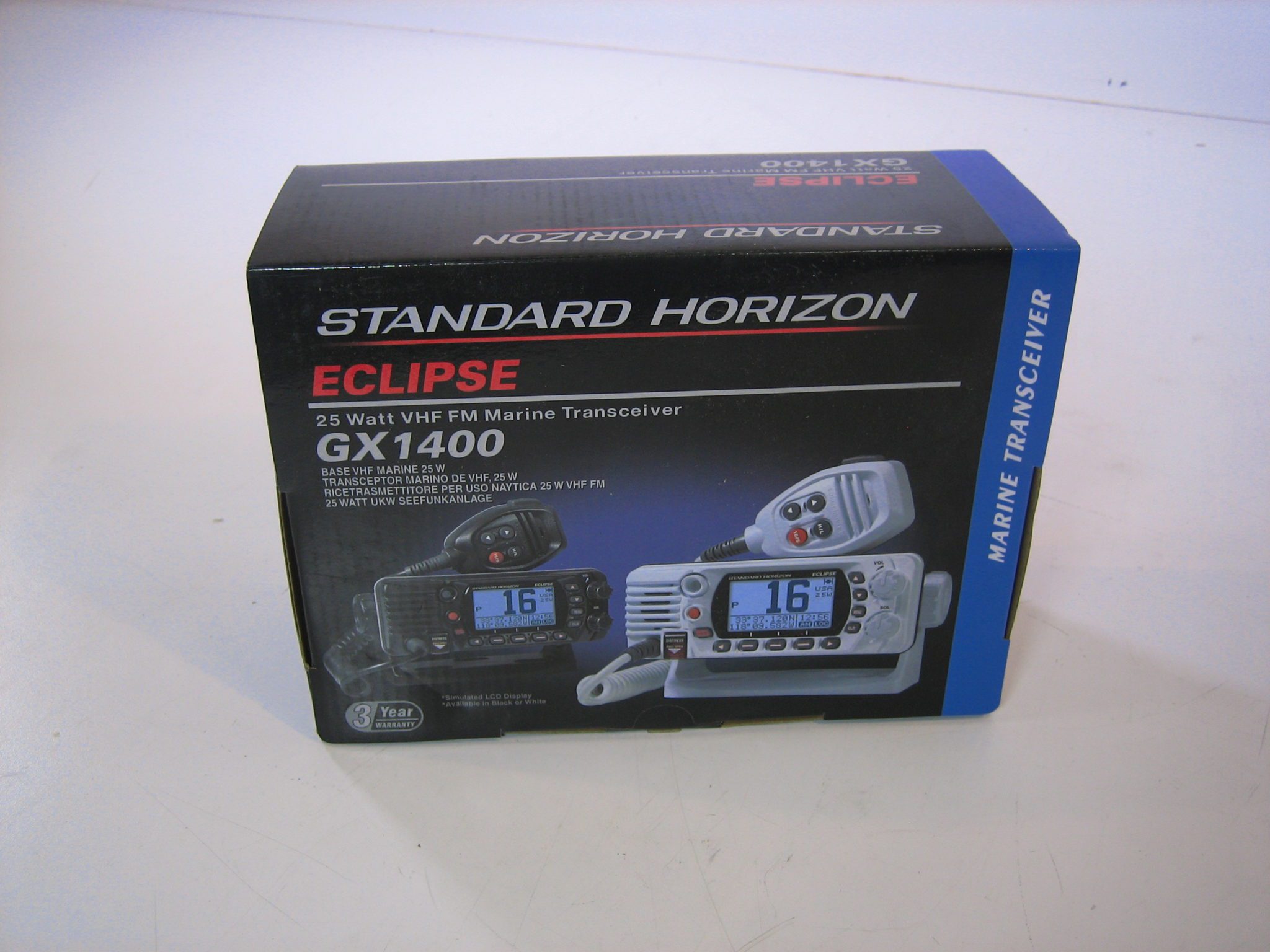 Standard Horizon Eclipse GX1400 VHF Marine Transceiver (White) New Max Marine Electronics