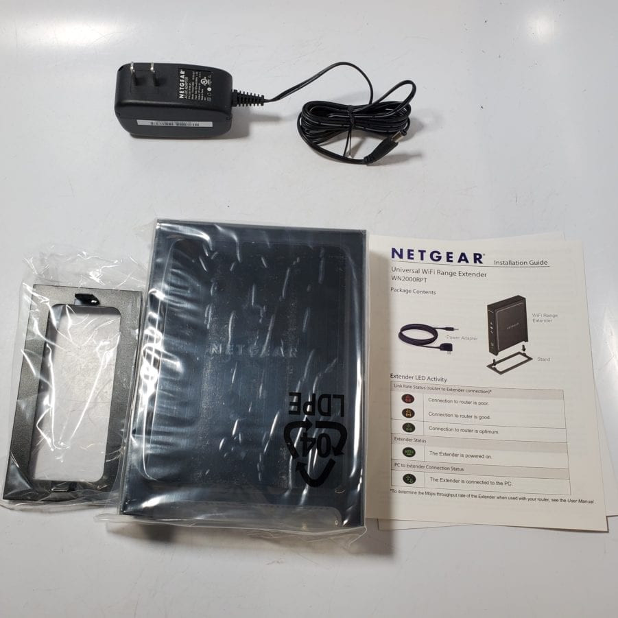 Netgear WN2000RPT - Universal WiFi Range Extender 4 Port Adapter - NEW - Image 4
