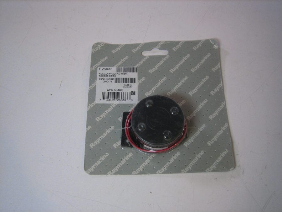 Raymarine E26033 External Auxillary Alarm Buzzer 15511- New