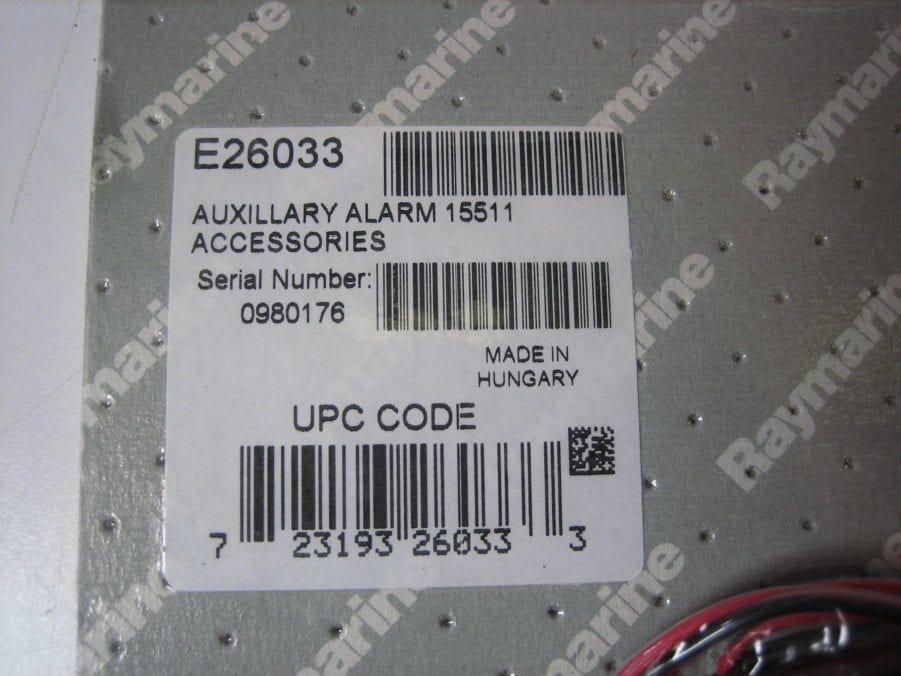 Raymarine E26033 External Auxillary Alarm Buzzer 15511- New - Image 3