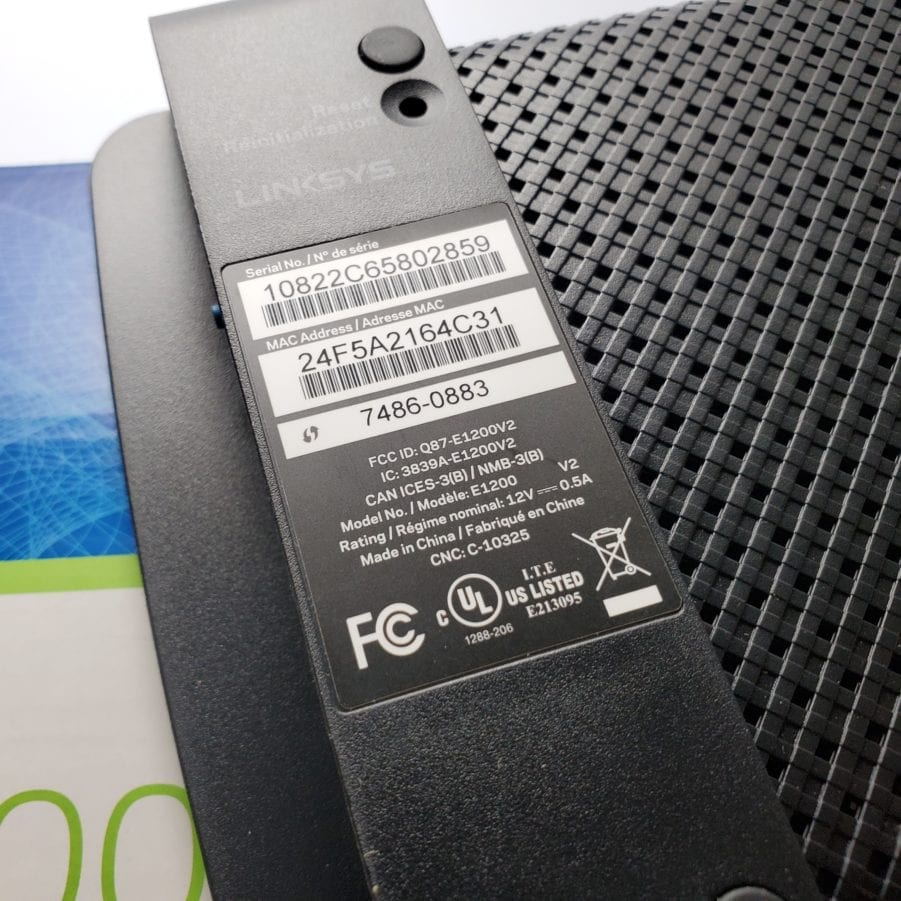 Linksys E1200-NP N300 - 300 Mbps Wireless Wifi Router w/ WPS - Open Box - Image 10