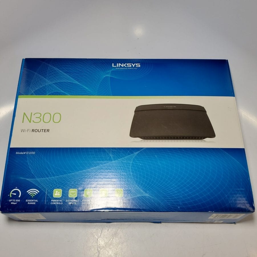 Linksys E1200-NP N300 - 300 Mbps Wireless Wifi Router w/ WPS - Open Box