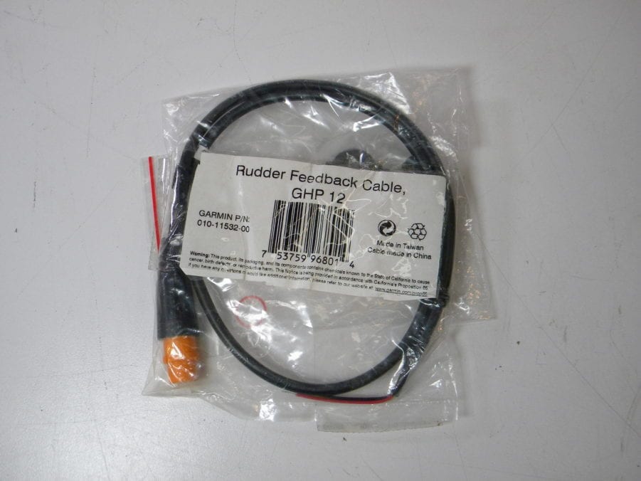 Garmin Rudder Feedback Cable, GHP 12 - 010-11532-00 New in Bag