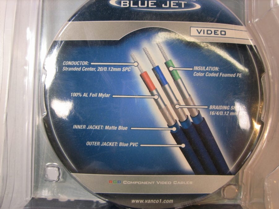 Vanco - Blue jet - HTDV312 - RGB Composite Video Cable - New - Image 5