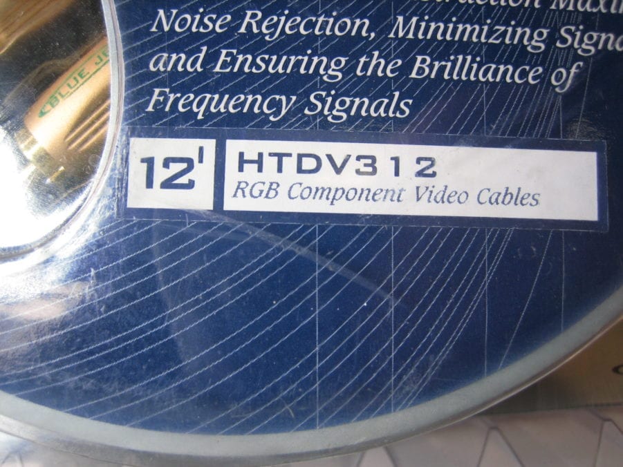 Vanco - Blue jet - HTDV312 - RGB Composite Video Cable - New - Image 3