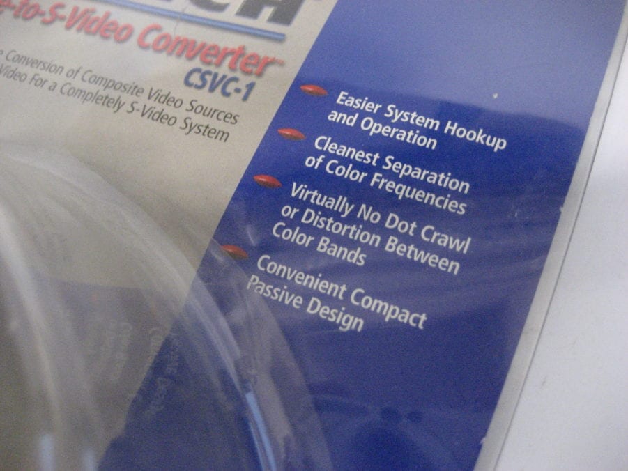 Monster / Entech CSVC-1 Composite to S-Video High Resolution Converter - Image 6