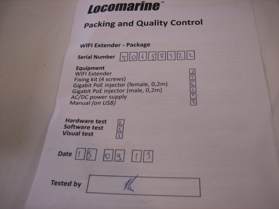LocoMarine Yacht Router *NEW OPEN BOX* WiFi Extender Kit Complete (LYR-WX-P) - Image 7