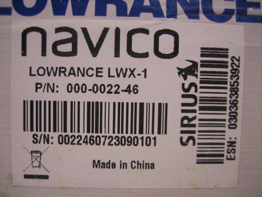 Simrad LWX-1 Sirius Marine Weather/ Satallite Radaio Module - Image 6