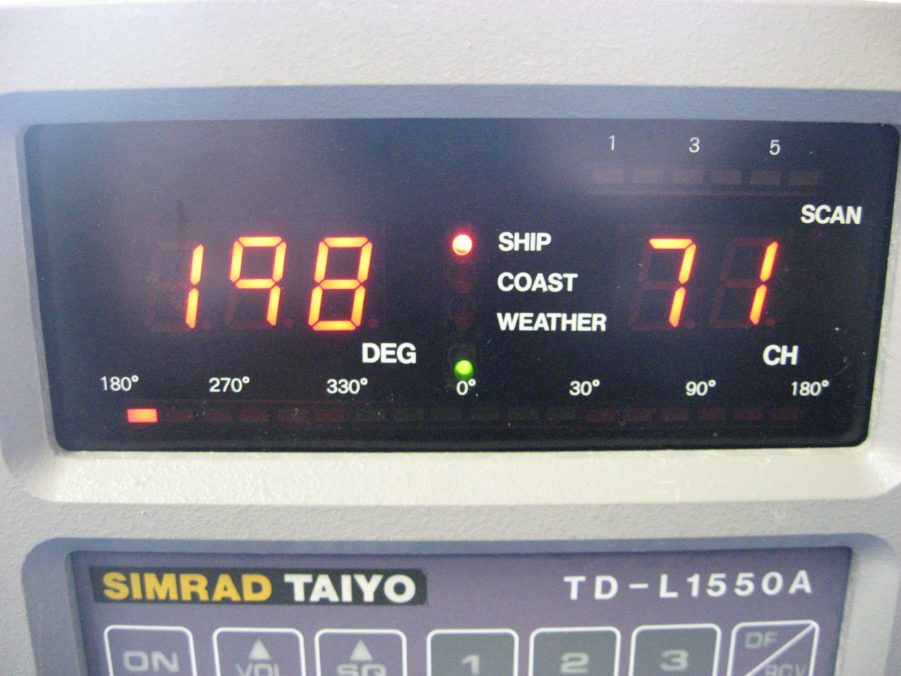 Simrad/Taiyo ADF Automatic Direction Finder HEAD UNIT TD-L1550A Parts Only - Image 3