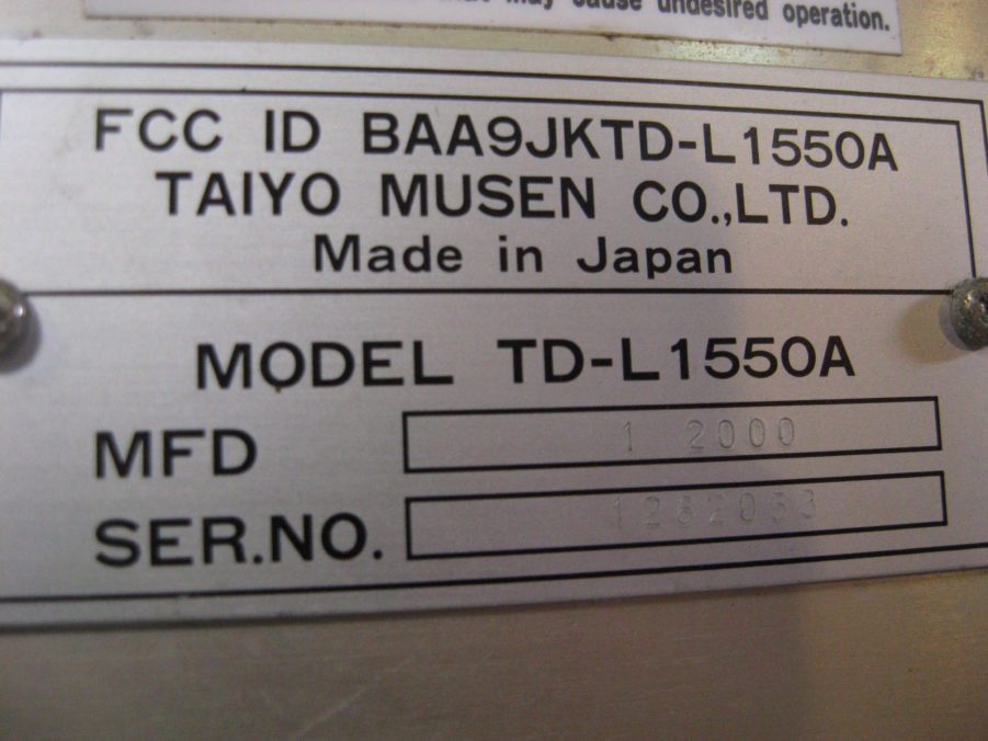 Simrad/Taiyo ADF Automatic Direction Finder HEAD UNIT TD-L1550A Parts Only - Image 2