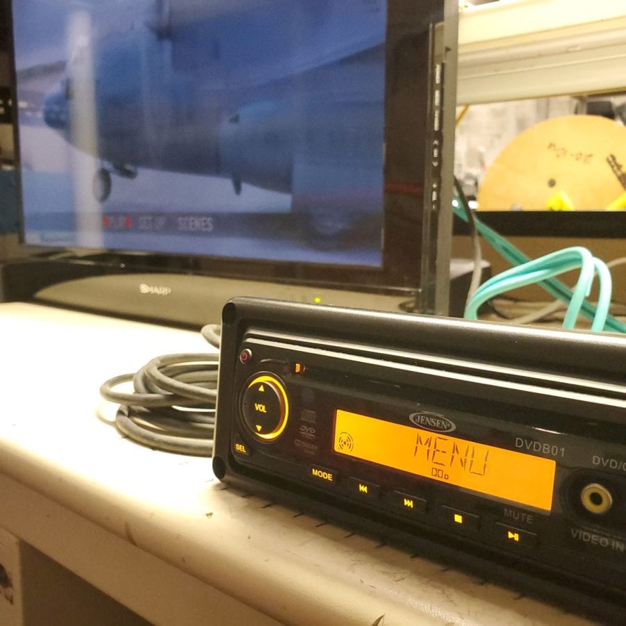 Jensen DVDB01 - DVD/CD/MP3 Auto RV Boat Stereo Head Unit - Fully Tested - Image 10