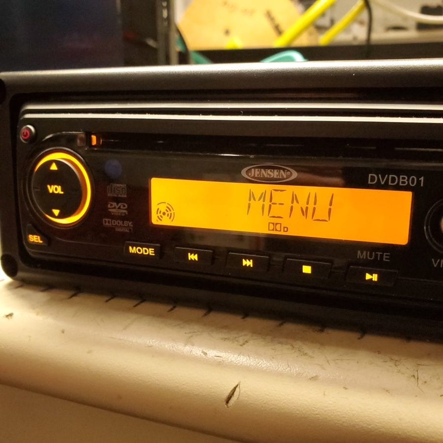 Jensen DVDB01 - DVD/CD/MP3 Auto RV Boat Stereo Head Unit - Fully Tested - Image 9