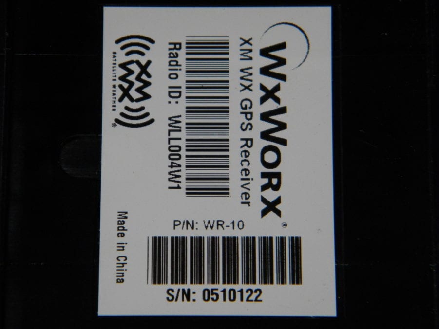 WxWorx WR-10 XM WX Satellite Weather Data Receiver Module Power on Test - Image 5