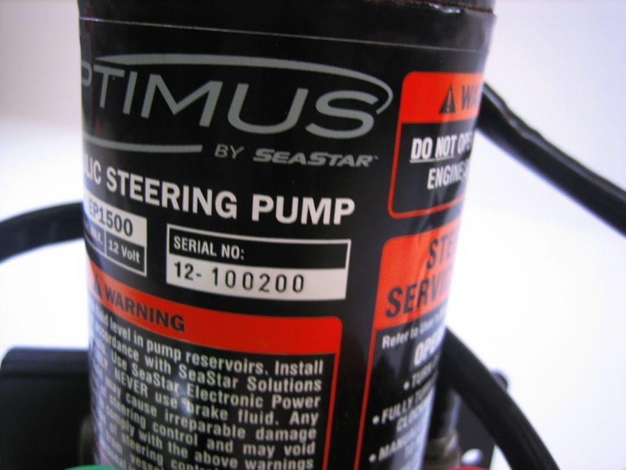 Seastar EP1500 Optimus Power Steering Pump - For Parts - Image 8