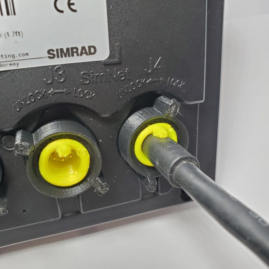 Simrad AP16 AP25 AP26 Rear Port Simnet Connectors *NEW* Locking Cable Bushing - Image 10